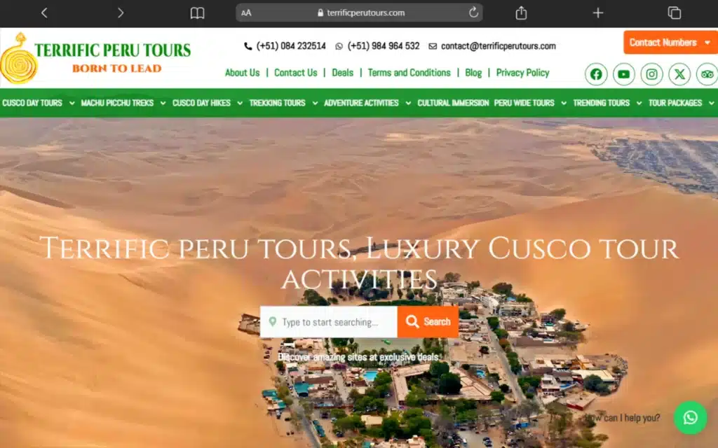 terrificperutours.com